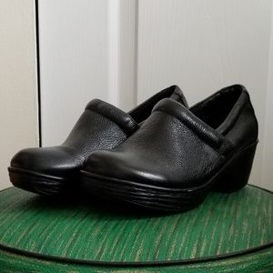 B.O.C Black Born Leather Slip Ons